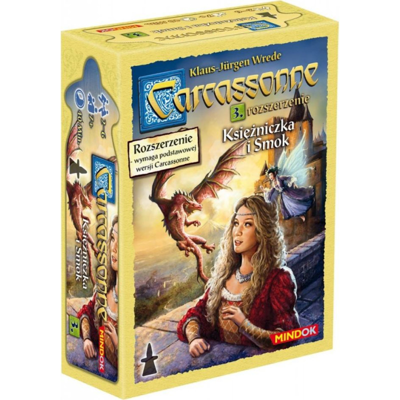 Bard Gra carcassonne pl 3. księżniczka i smok, edycja 2