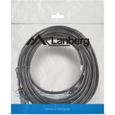 Lanberg Kabel zasilający cee 7/7 - iec 320 c13 vde 10m czarny