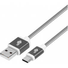 TB Kabel usb-usb c 1.5m szary sznurek