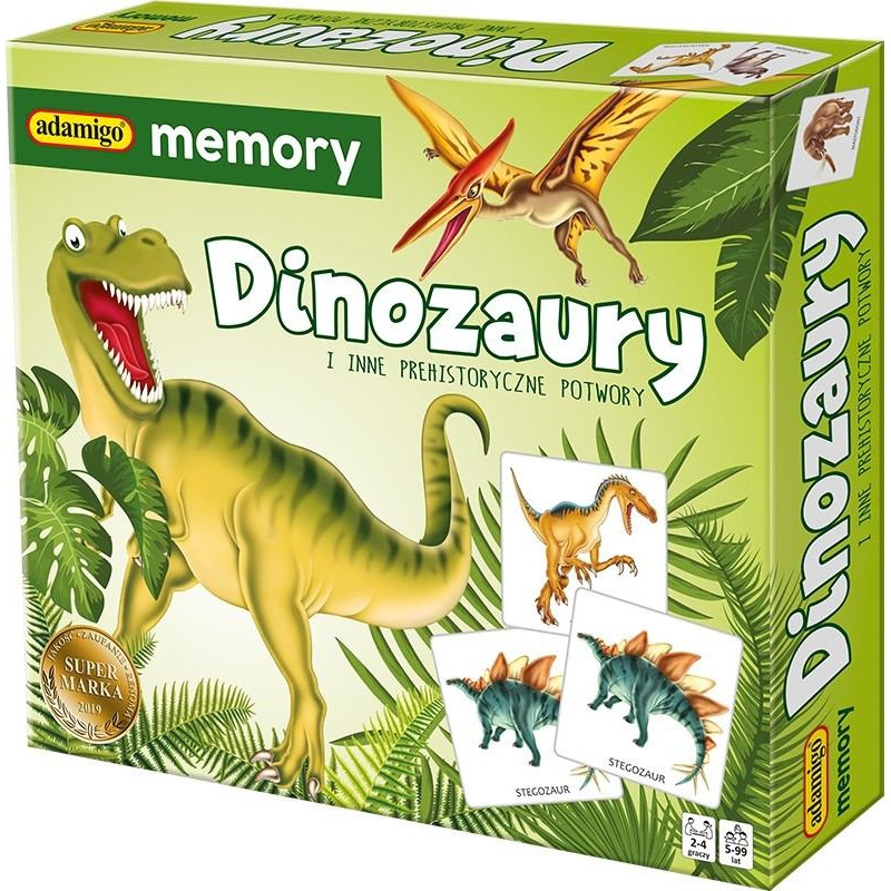 Adamigo Gra memory dinozaury