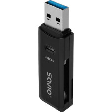 Savio Czytnik kart sd, usb 3.0, 5 gbps, ak-64