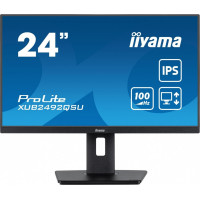 Iiyama Monitor 23.8 cala prolite xub2492qsu-b1 ips,qhd,usb-c,100hz,3xusb(3.2),hdmi,dp  300cd/m2,freesync,2x2w,has(150mm),pivot
