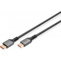 Digitus Kabel połączeniowy premium displayport 2.1 16k 60hz dp/dp m/m 1m czarny