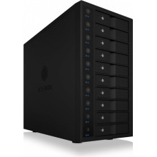 Icybox Obudowa ib-3810-c31 10x hdd single system dla 3,5