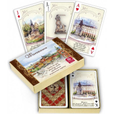 Cartamundi Karty warszawa akwarele 2 x 55 listków