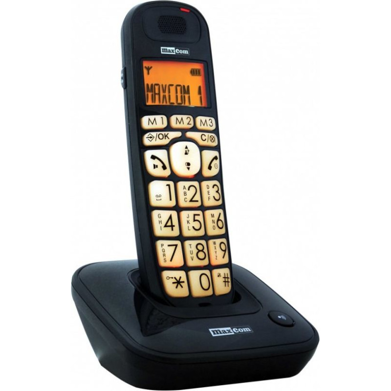 Maxcom Mc6800 czarny telefon dect bb