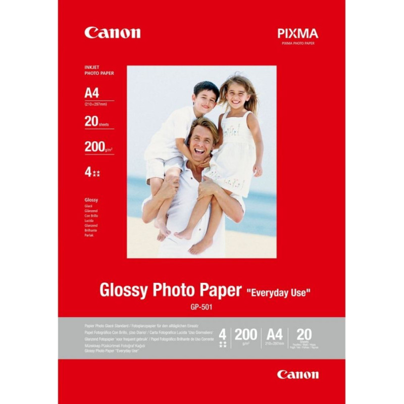 Canon Papier canon gp-501 błyszczący photo paper a4 20 arkuszy 0775b082