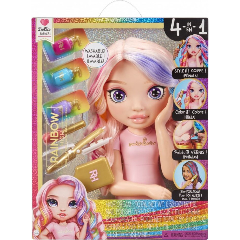 MGA Głowa do stylizacji rainbow high
