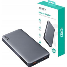 Aukey Pb-y41 power bank | 10000mah | 30w | 2xusb | pd 3.0 qc 3.0 led