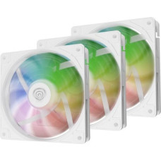 Natec Zestaw 3 wentylatorów genesis oxal 120 argb biały