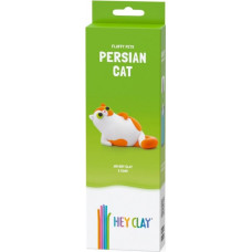 Tm Toys Masa plastyczna hey clay figurka puchate zwierzaki, kot perski