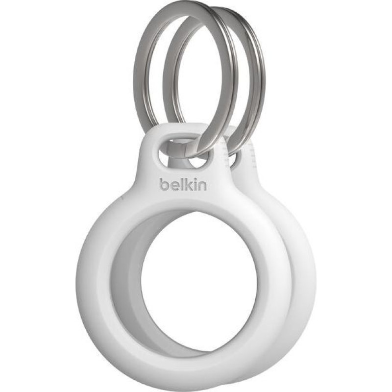 Belkin Uchwyt breloczek do kluczy secure holder do airtag - 2 pak, biały