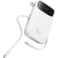 Baseus Powerbank baseus qpow 2 10000mah 30w 2xusb-c (biały)