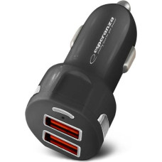 Esperanza ładowarka samochodowa 36w 2x usb-a 18w ezc110k