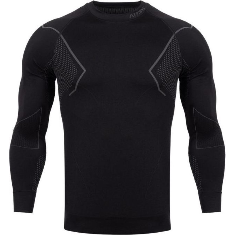 Alpinus Active Base Layer Thermoactive T-shirt black-gray M GT43189 (2XL)