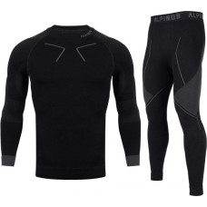 Alpinus Tactical Base Layer Set Thermoactive Underwear Black and Gray M GT43276 (S)