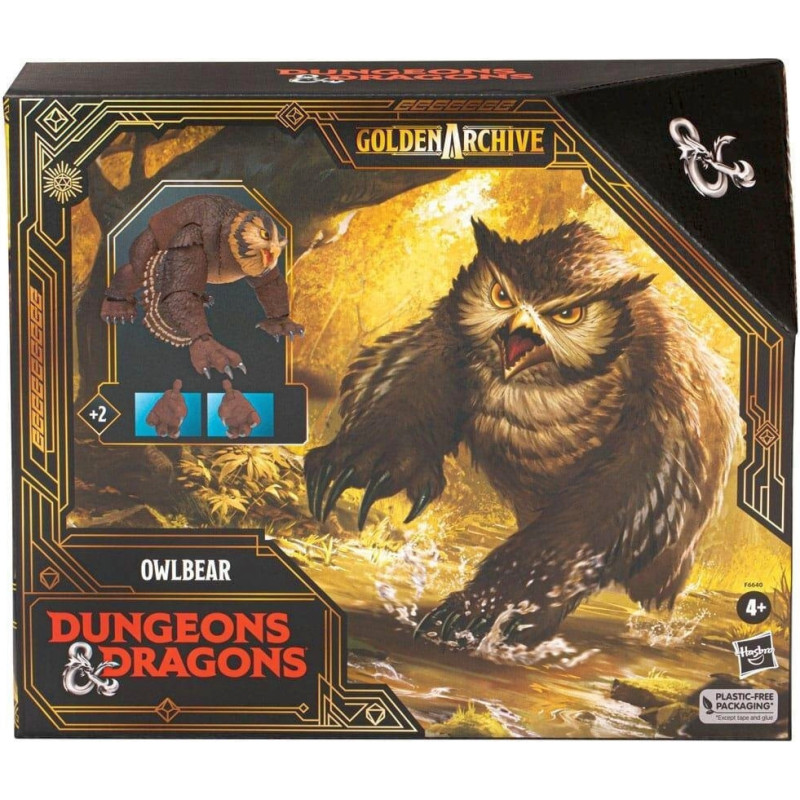 Hasbro Fans - Dungeons  Dragons: Golden Archive - Owlbear Action Figure (21cm) (F6640)