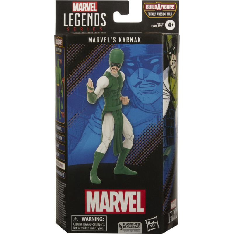 Hasbro Marvel Legends Series Build a Figure Totally Awesome Hulk: Marvels Karnak Action Figure (15cm) (Excl.) (F3684)