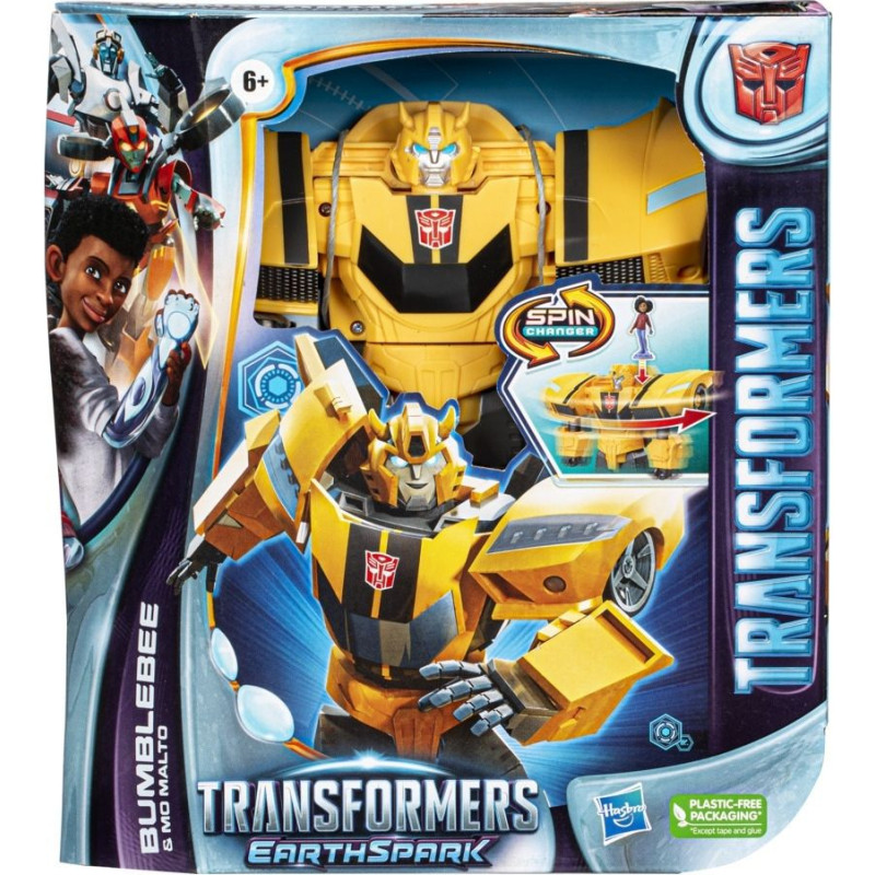 Hasbro Transformers: Earthspark Spin Changer - Bumblebee  Mo Malto (F7662)