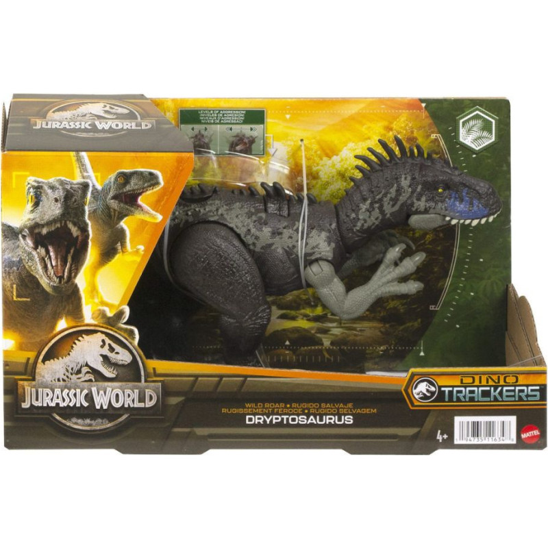 Mattel Jurassic World Dino Trackers: Wild Roar - Dryptosaurus (HLP15)