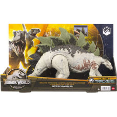 Mattel Jurassic World: Gigantic Dino Trackers - Stegosaurus Large Dinosaur Figure (HLP24)