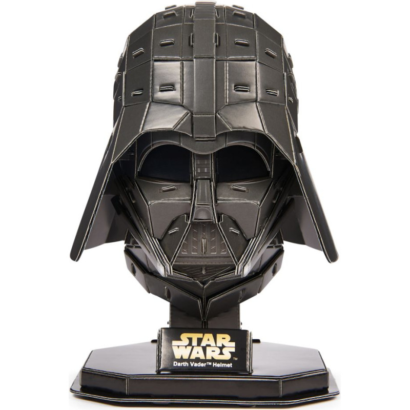 Spin Master Disney: Star Wars 4D Build - Darth Vader Helmet 3D Cardstock Puzzle Model Kit (6069821)