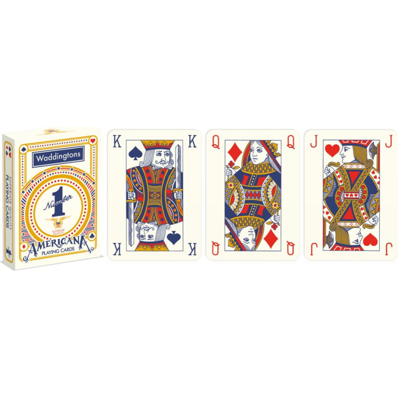 Winning Moves : Waddingtons No.1 - Americana Playing Cards (WM00753-EN1)