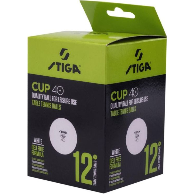 Stiga Ball Cup table tennis balls 12-PACK 92800591804
