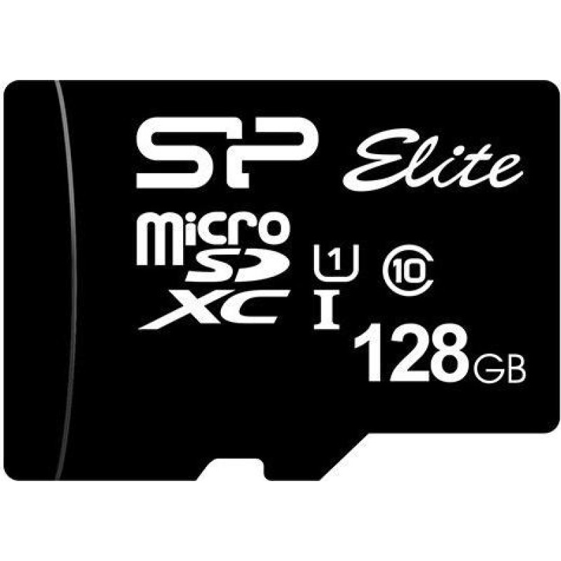 Silicon Power Karta pamięci microsdxc elite 128gb cl10/uhs-1 100/80 mb/s elite + adapter