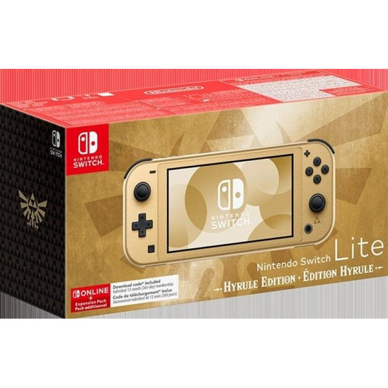 Nintendo switch lite hyrule+12m nso+expansion