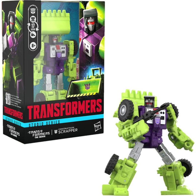 Hasbro Fans Transformers: Voyager Class - Constructicon Scrapper Φιγούρα Δράσης (17cm) (G0562)