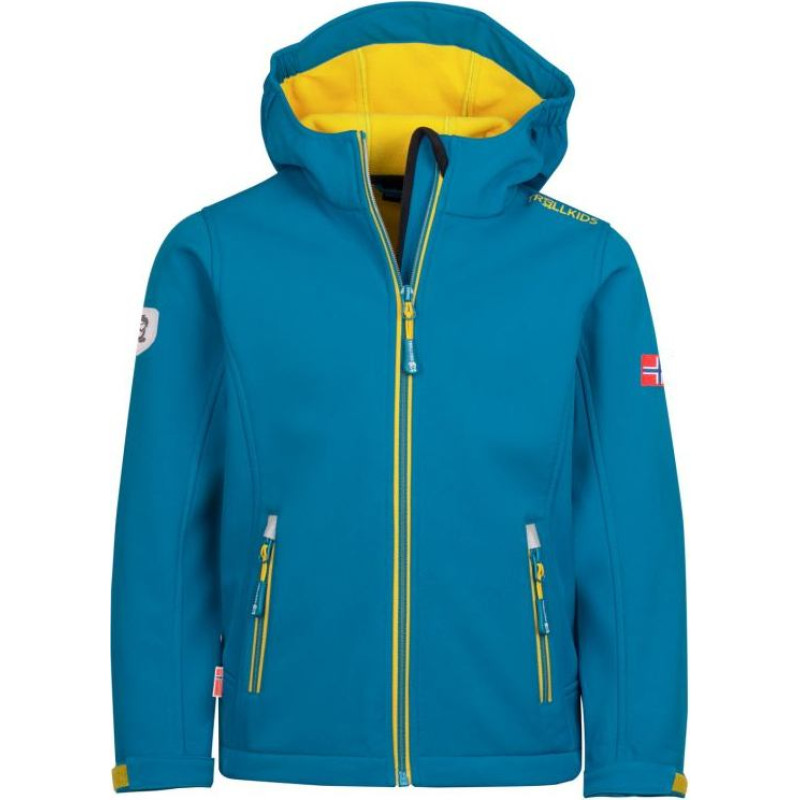 Trollkids Kids Trollfjord Jacket Jr 161-197 softshell jacket (128)