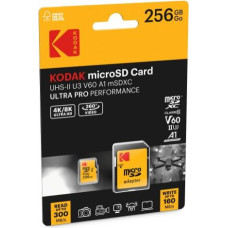 Kodak mSD 256GB UHS-II U3 A1 V60 Ultra Pro EKMSDM256GUHS2V1K