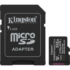 Kingston microsdxc 512gb canvas select plus 3 + adp
