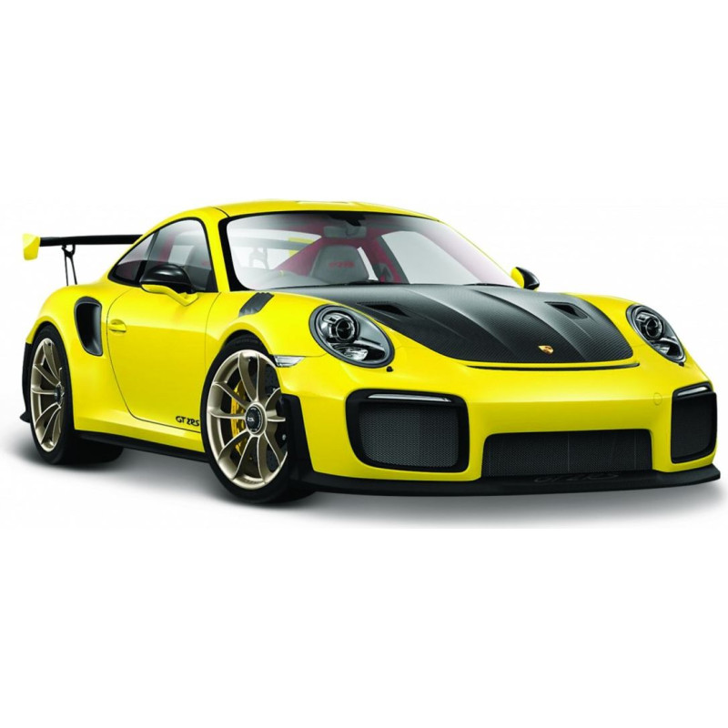 Maisto Model kompozytowy porsche 911 gt2 rs żółty 1:24
