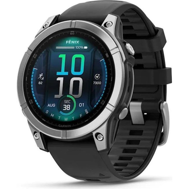 Garmin Fenix E stainless steel watch 010-03025-00