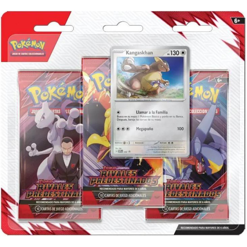 Pokemon TCG Scarlet & Violet 10 - Rivales Predestinados - 3-pack Blister (Spanish / Latam)