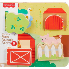 Fisher Price Drewniana tablica farma a kuku