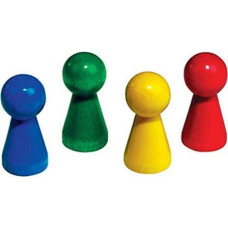 Betzold - 1868 Giant Wooden Cone Set (20-Piece) Red - Toy - rotaļlieta