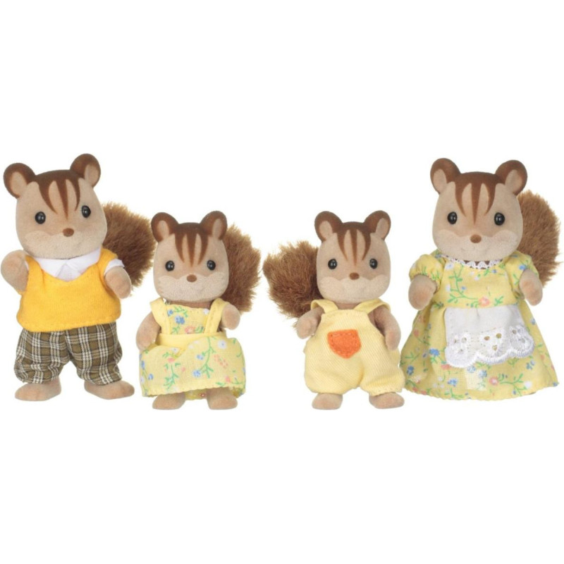 Sylvanian Families - Walnut Squirrel Family - Toy - rotaļlieta