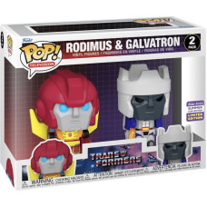 Funko Pop! 2-Pack: Transformers - Rodimus  Galvatron (Convention Limited Edition) Vinyl Figures