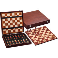 Philos Chess Set, exclusive, field 45 mm, in wooden case šahs