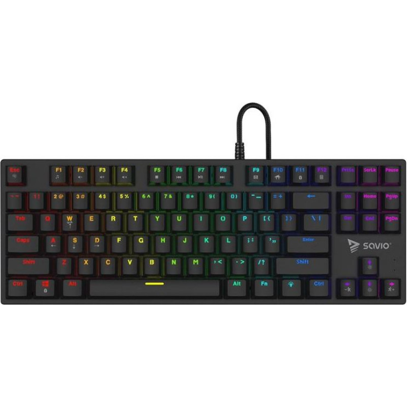 SAVIO MECHANICAL KEYBOARD RGB OUTEMU BLUE TEMPEST X2