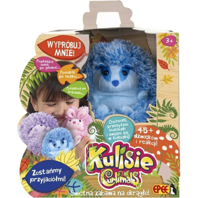 Epee Maskotka interaktywna kulisie niebieski borsuk