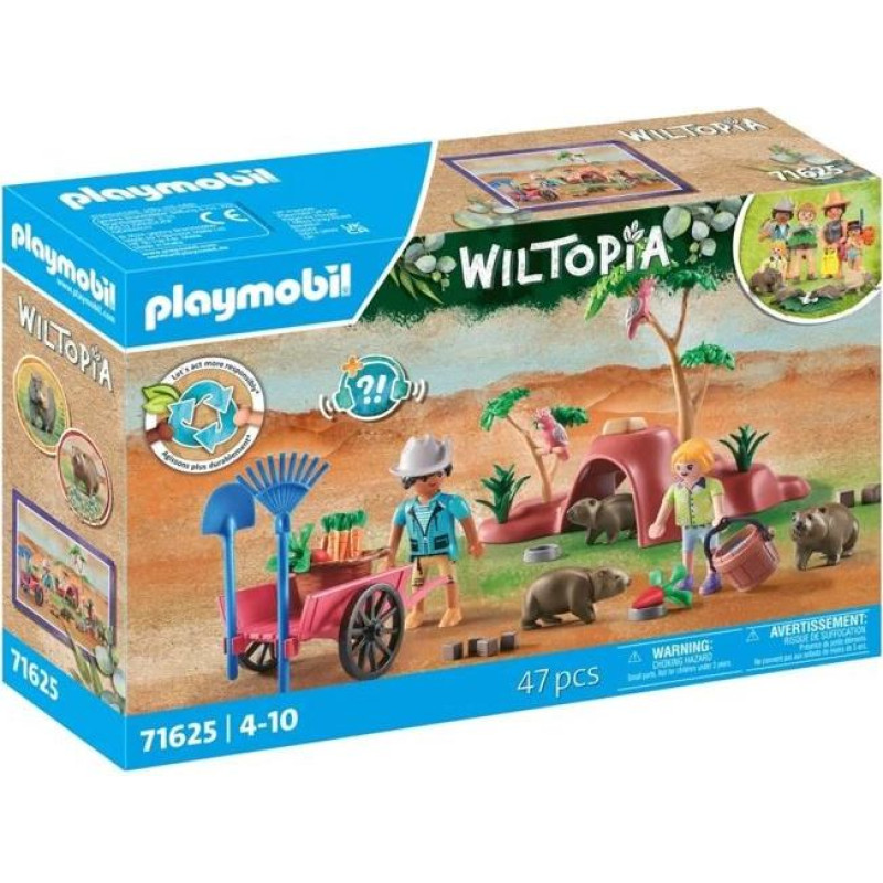 Playmobil Zestaw z figurkami wiltopia 71625 schronienie dla wombatów