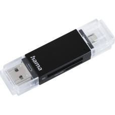 Hama 00181056 USB 2.0 OTG Card Reader Aluminium