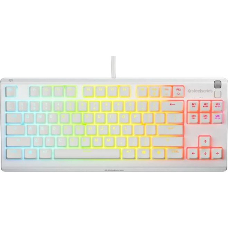 SteelSeries Apex 3 TKL US keyboard, white