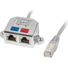Lanberg Adapter rodzielacz lan rj-45 - 2x rj-45 ftp