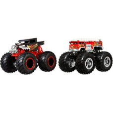 Mattel Hot Wheels Monster Trucks: Demolition Doubles - Bone Shaker VS 5 Alarm Vehicles (JLV72)