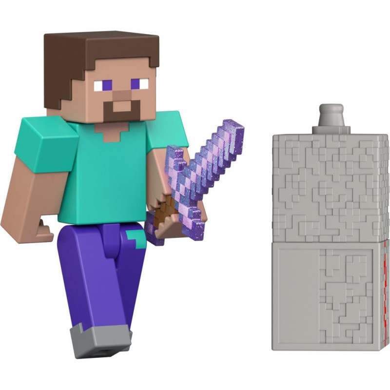 Mattel Minecraft: Redstone Charged - Steve Figure (JJR85)